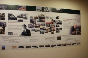 Timeline of railway history and Mr. Hara&#39;s accomplishments.