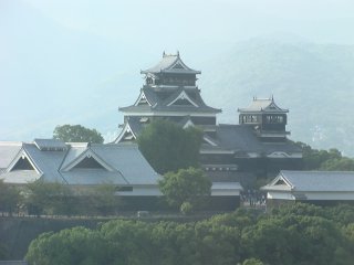 Presidential Suite room has an amazing view of Kumamoto Castle