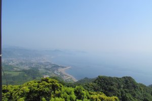 View of Chiba coastline from the summit of&nbsp;Nokogiriyama