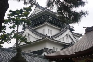 Okazaki Castle keep.
