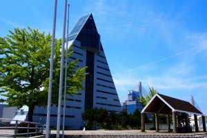 The A-shaped Aomori Prefecture Tourist Center ASPAM