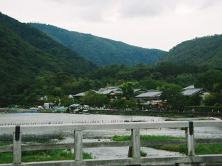 View of Mount Arashiyama from Togetsukyo