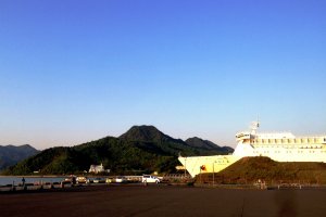Cruise ships rather than naval ships are more likely to bring visitors to this beautiful port of Maizuru.
