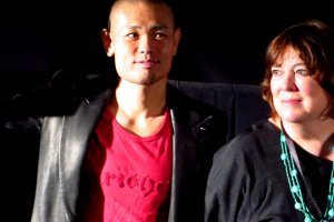 The only Japanese member of the Jury and the only woman (also the only non-director): Hiroshi Shinagawa and Debbie McWilliams&nbsp;