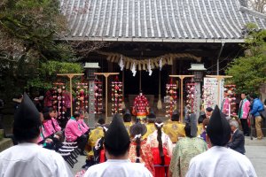 The opening ceremony at Hiyoshi Shrine