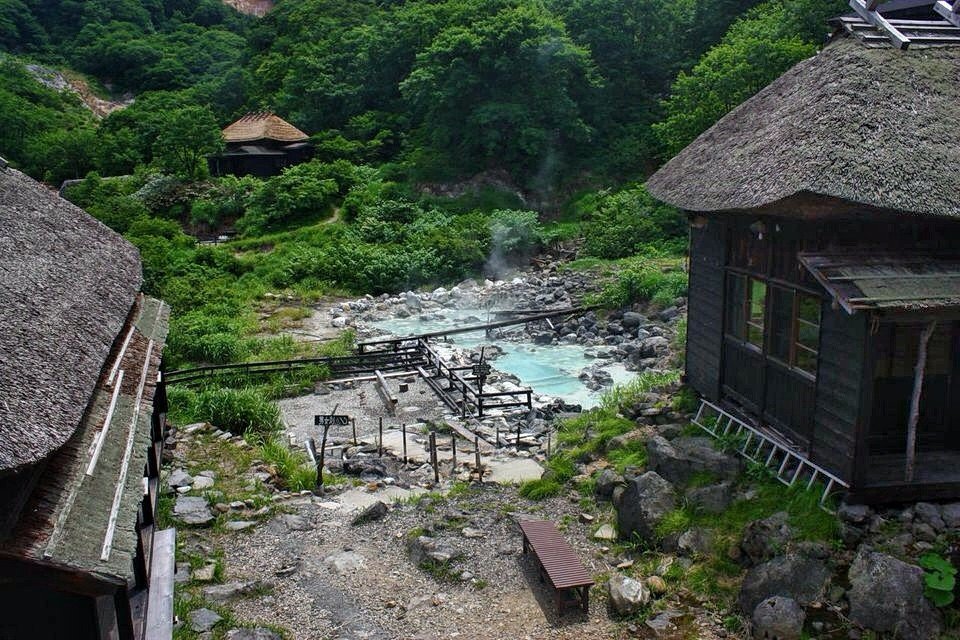 Kuroyu consists of a ramshackle collection of wooden buildings set deep in the forest. Stunning surroundings, steaming pools and the strong smell of sulphur greet you upon your arrival. Drop your bags in your room and head to the baths!