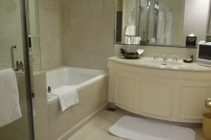 The bathrooms are large and come with a range of L&#39;Occitane bath products