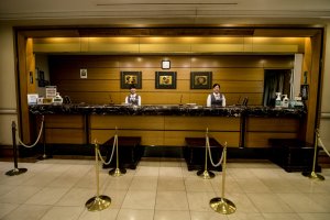 The friendly receptionists welcome you into Grand Hotel Hamamatsu, and are happy to assist with your every need.