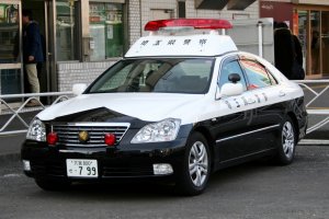 A typical Japanese police car