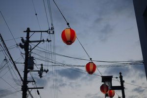 Ekin Festival - hanging lanterns