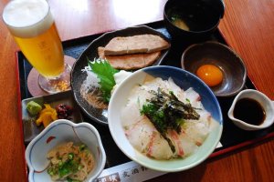 Special combo at Bakushukan restaurant