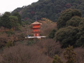 The pagoda at Kiyomizudera