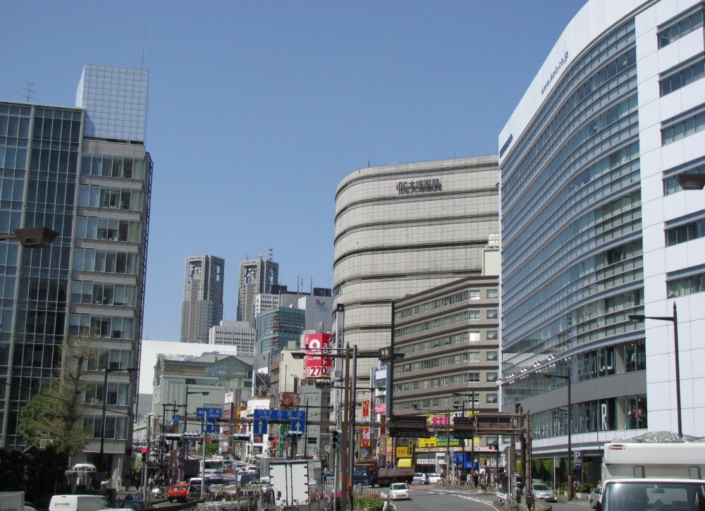 Shinjuku looks like a big city itself