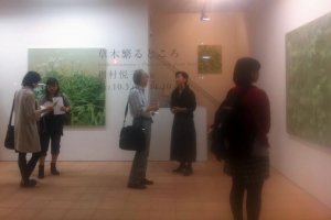 Etsuko Kawamura exhibition on Place wherein Plants Thrive at Nuit Blanche at Imura Gallery Kyoto