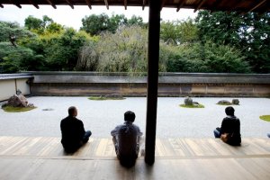 Light and Space at Ryoanji Stone Gardens in Kyoto