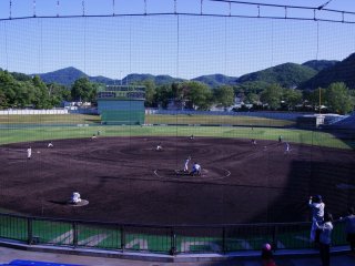 Maruyama Baseball Stadium in Sapporo, Hokkaido