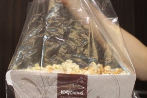 Popcorn is boxed and bagged so you won't drop a single kernal of buttery goodness.