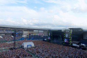 Summer Sonic Main Stage 2015: Zedd Performing from Afar