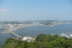 A view from the summit of Enoshima island