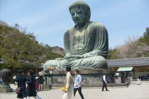 The Daibutsu (Great Buddha), near Hase station on the Enoden line