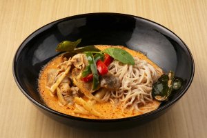 Red curry noodles from naramahorobakan