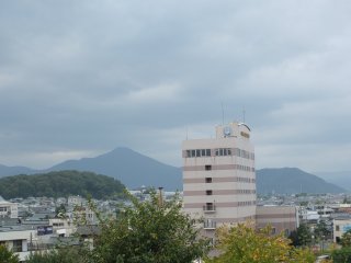 The hotel, from Nishiyama Park