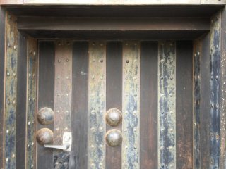 Door Detail at Kishiwada Castle