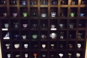 Sake cups and glasses