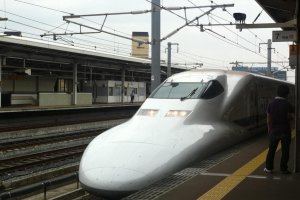 Kodama shinkansen bullet train is a good balance between speed and cost.