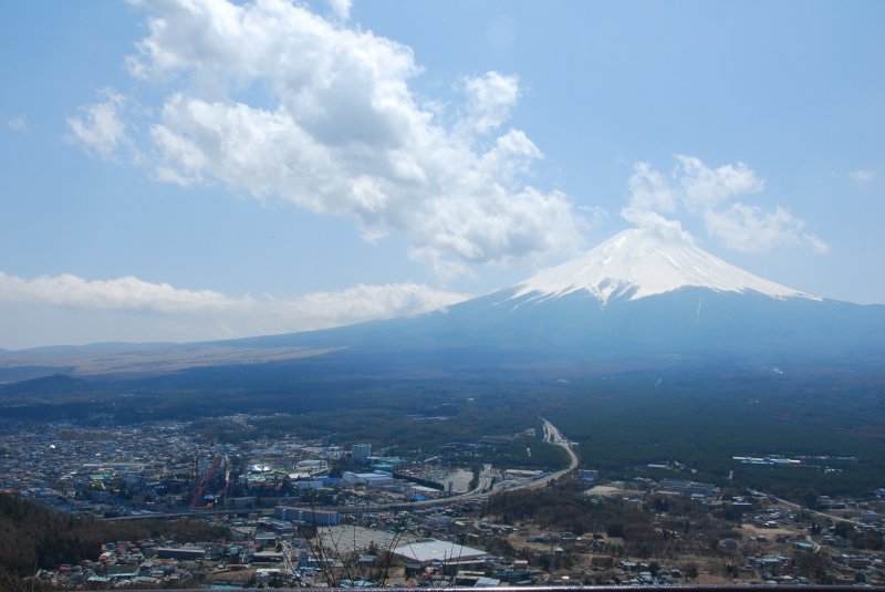 <p>ภูเขาไฟฟูจิ จากจุดชมวิวบนยอดเขา Mt.Tenjo</p>