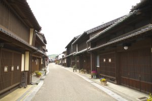 Old houses line the Old Tokaido at Seki-Juku.