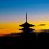 Twilight View of Yasaka-no-to Tower