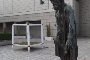 Another statue in front of the museum