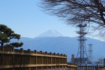 Mount Fuji in the distance