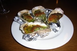 Oven baked oyster