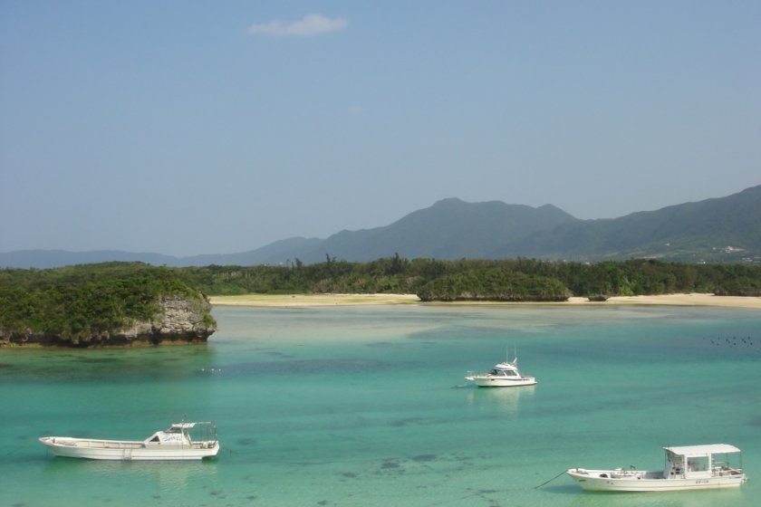 Dream destination Kabira Bay, one of the most beautiful views in Japan