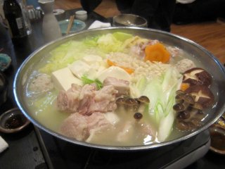 Miyazaki boiled chicken pot, yummy!