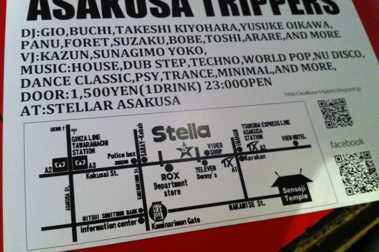 ASAKUSA TRIPPERS ปาร์ตี้นี้มีจัดทุกเดือนที่ร้าน STELLA Asakusa ค่ะ พี่เจ้าของร้านเป็นลูกครึ่งไทย-ญี่ปุ่น ใจดีมากๆ