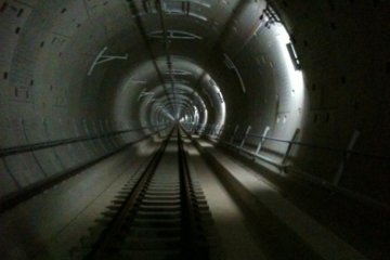 The new Sakara Dori subway tunnel.