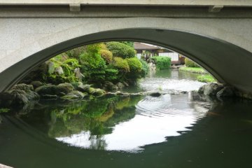 Carp filled pond at Toyokawa Inari