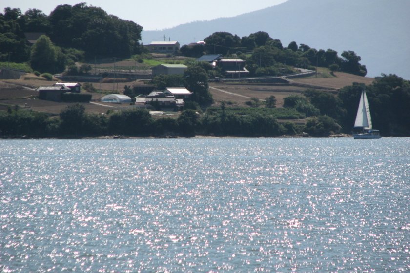 View of Ushimado Harbor
