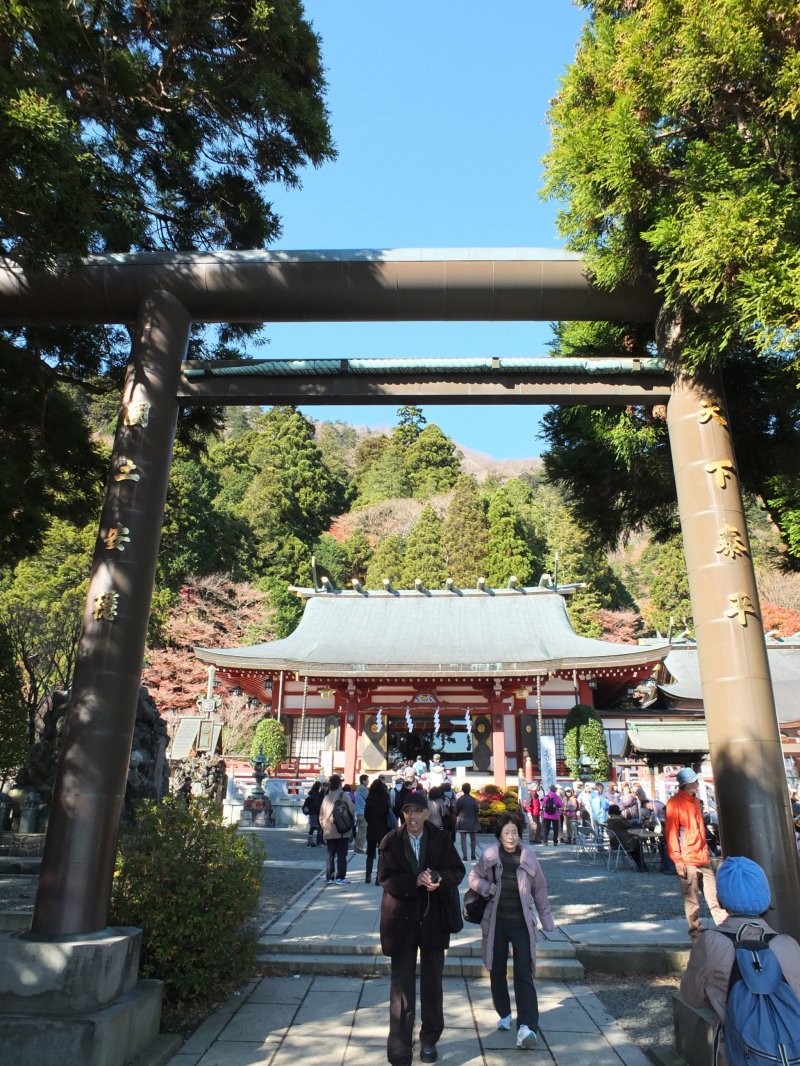 <p>Entrance to the Afuri Shrine&#39;s lower shrine</p>