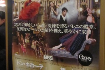 이날 밤의 공연은 돈키호테. 파리 오페라 극장 발레단 일본 공연의 일환이다