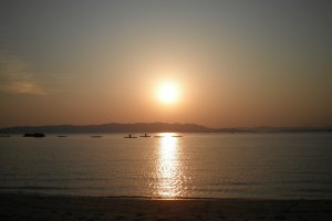 Sunset on the Seto Inland Sea