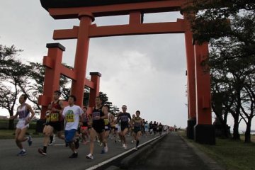 Ishidan Marathon at Mount Haguro