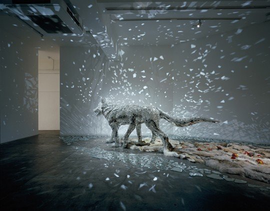 &quot;The planet is covered by silvery sleep&quot; at Mizuma Art Gallery, Tokyo (2006)

Photo by Atsushi Nakamichi (Nacasa&amp;Partners)