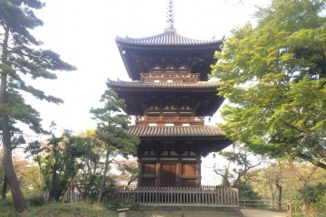 <p>The three story Pagoda, up close and personal</p>