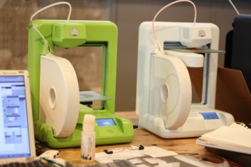 <p>The spanking new 3D Printers!</p>