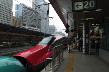 <p>เส้นทางระหว่าง Tokyo-Morioka รถไฟจะเชื่อมกับสาย Tohoku Shinkansen เป็นขบวนเดียวกัน</p>