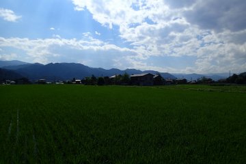 <p>View of the satoyama in Hida</p>
